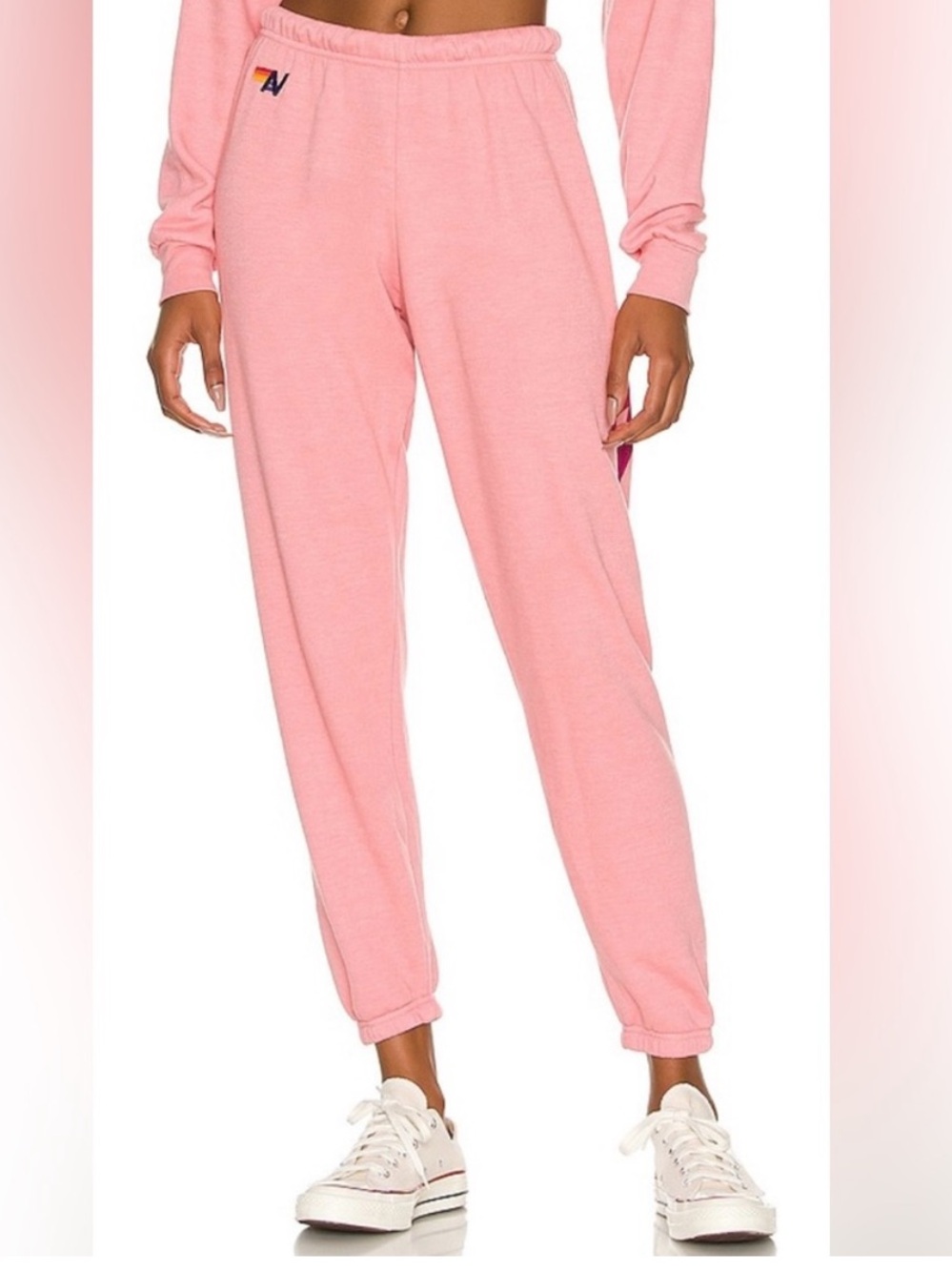 Aviator Nation Bolt Fade Sweatpants Pants Petal/Pink Purple Casual Women’s Small - Picture 2 of 13